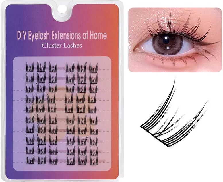 INF Einzelne falsche Wimpern (10 Paare, 3-teilig) model 2