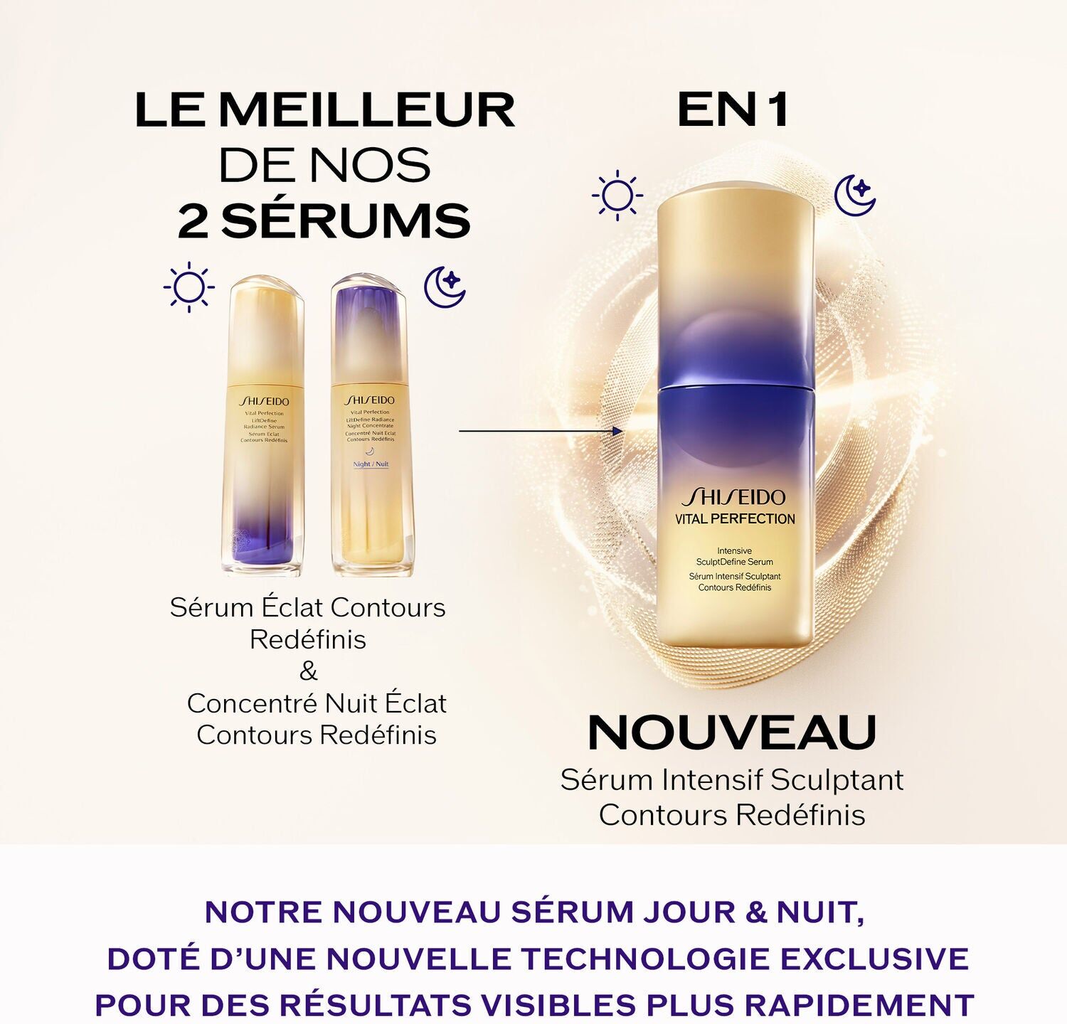 Shiseido- Vital Perfection Sérum Eclat Contours Redéfinis