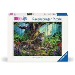 Ravensburger Puzzle 12000477 - Wölfe im Wald - 1000 Teile Puzzle für Erwachsene und Kinder ab 14 Jahren, Puzzle mit Wölfen