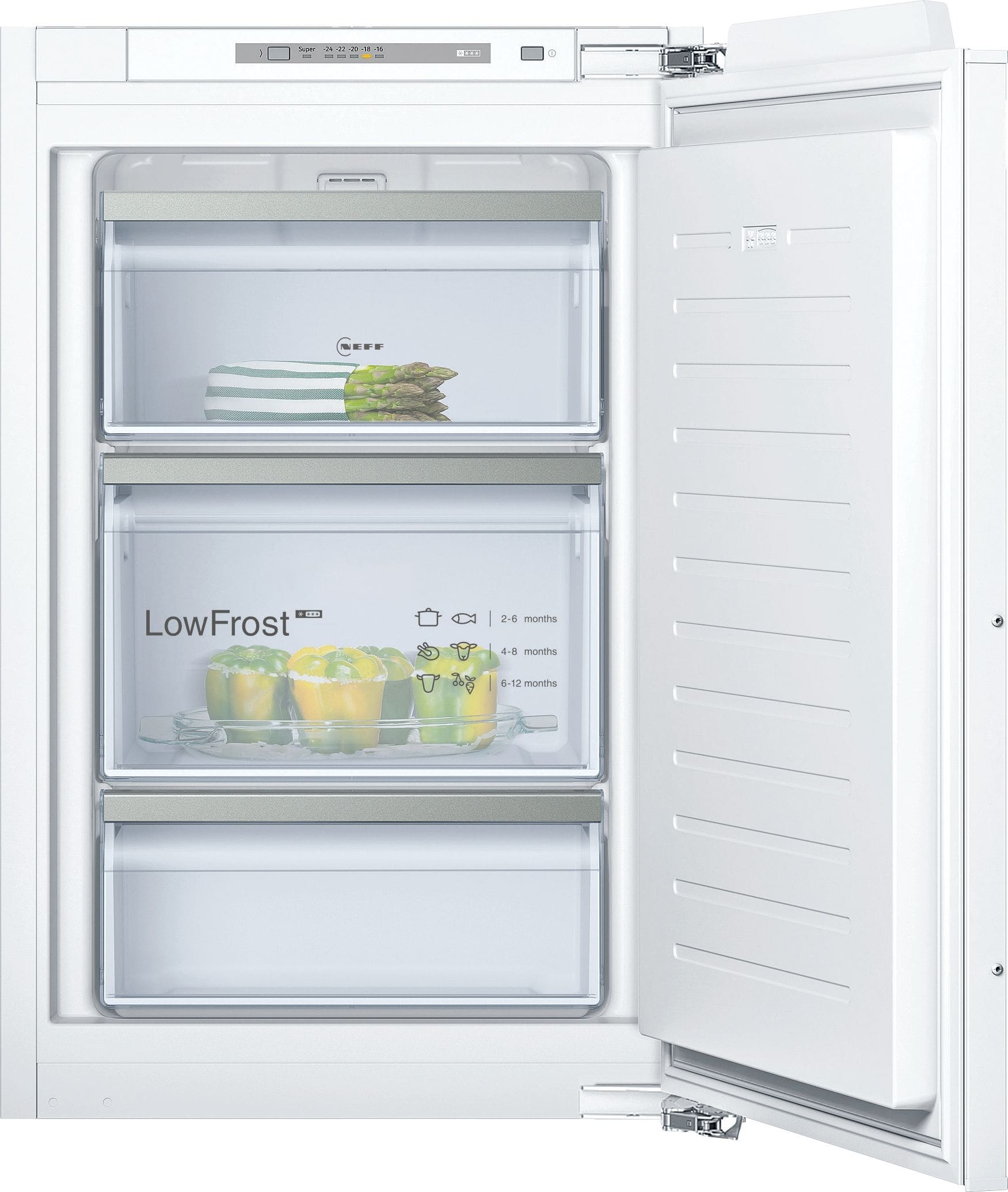 Neff GI1216DE0 96 l Einbau Gefrierschrank 176 kWh Jahr