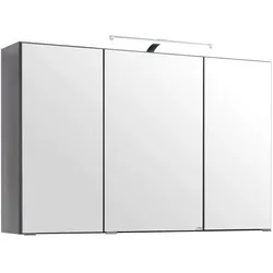 Spiegelschrank Florida in Graphitfarben mit LED