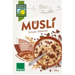 Bohlsener Mühle Schoko Vollmilch Müsli bio