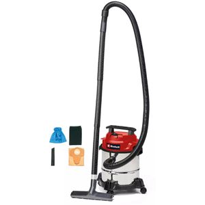 Einhell Nass-Trockensauger TC-VC 1812/1 S, 12 Liter, 1250 Watt, Edelstahlbehälter