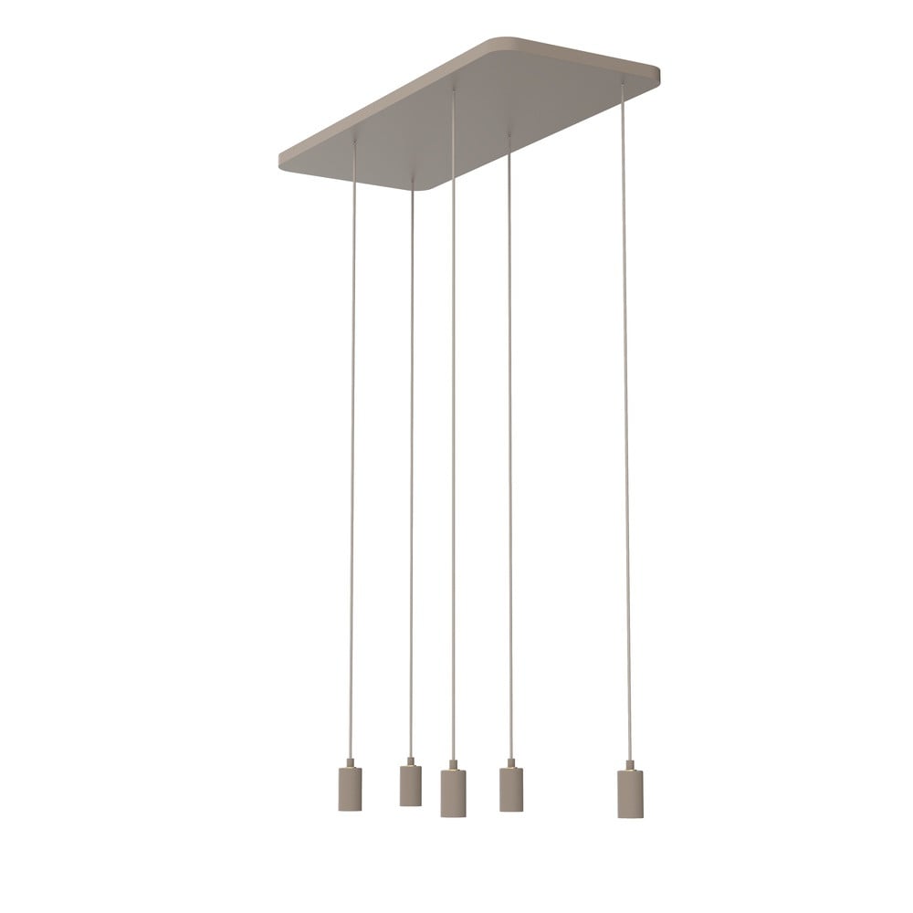 Segula Madox hanglamp met 5 lichten - Bruin - Modern metaal