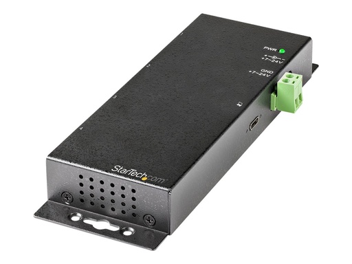 StarTech.com 4 Port USB-C Hub 10 Gbit/s -Metall Industrieller USB-C Hub - 2x USB-C & 2x USB-A - ESD Überspannungsschutz - USB-C oder USB-A Host - Eigenstromversorgung USB 3.1 G2 Typ-C (HB31C2A2CME) (HB31C2A2CME)
