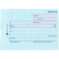 Avery, Formular, Formularbuch Quittung