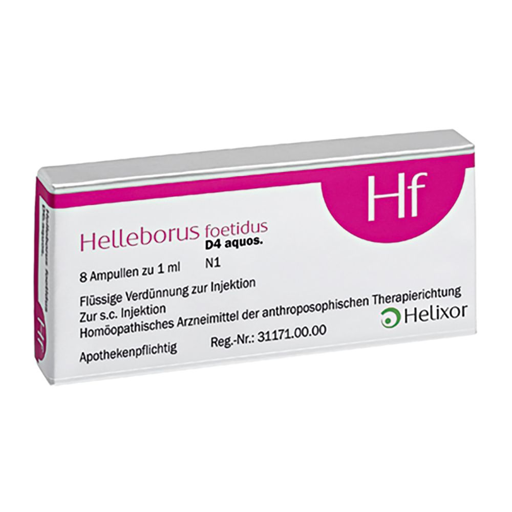 Helleborus Foetidus aquos. D 4 Ampullen 8x1 ml