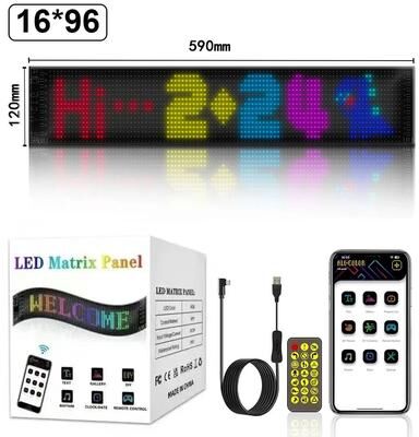 Uplift Essentials Glow Grid Ultra Flexible LED Matrix (4.7 X 23.6 In) 16x96 Leds