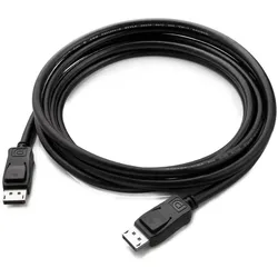 Kramer 8K DisplayPort Kabel (3 m), Videokabel, Schwarz