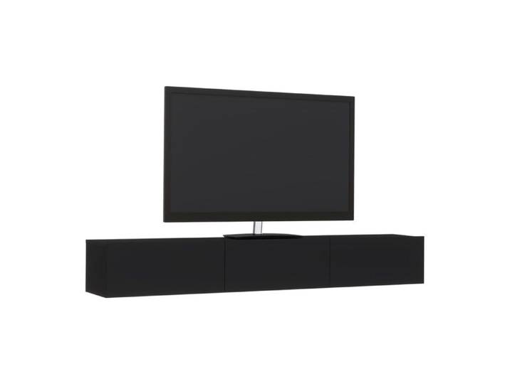 Meuble TV haaus Elba Noir 180 x 30 x 25 cm