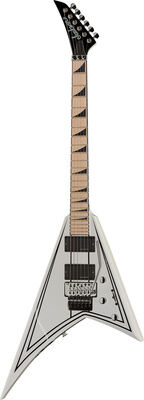 Jackson RRX24M White w/Black PinStripe Snow White mit Schwarzen Pin Stripe