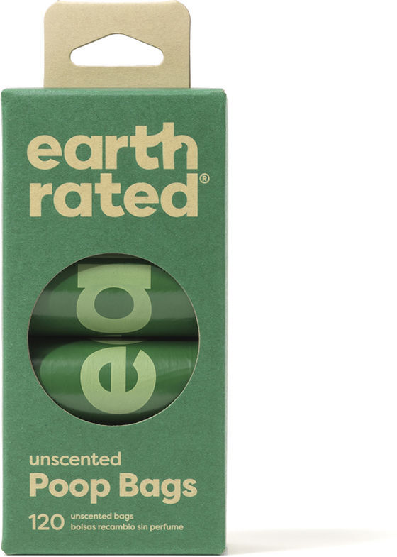 Earth Rated Rollos Bolsa mascota recambio #sin perfume 8 x