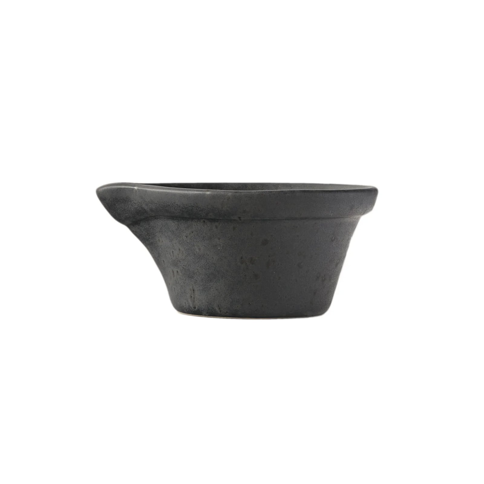 PotteryJo Peep deegkom matt black 12 cm