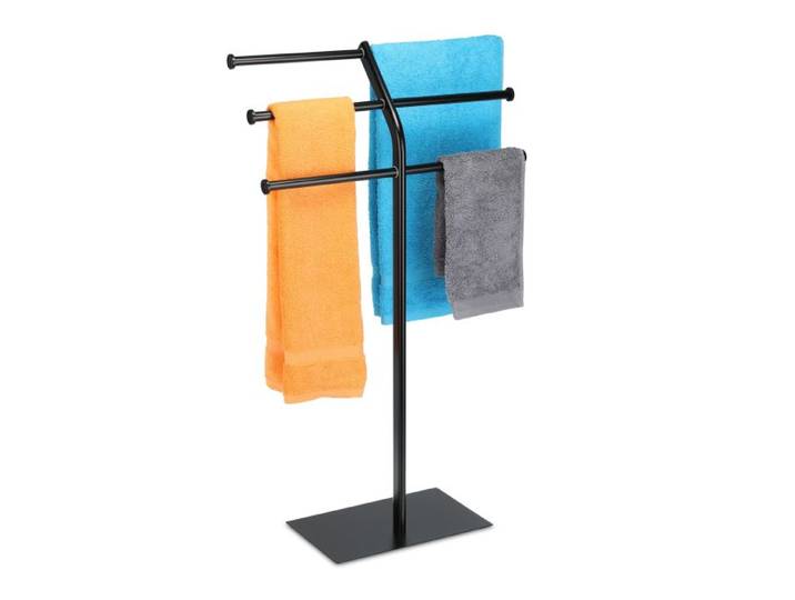 Relaxdays Handtuchhalter mit 3 Stangen