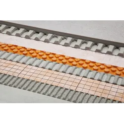 Schlüter Systems DITRA-DRAIN 4 Entkopplungs- & Drainagematte 25m Rolle Polyethylen