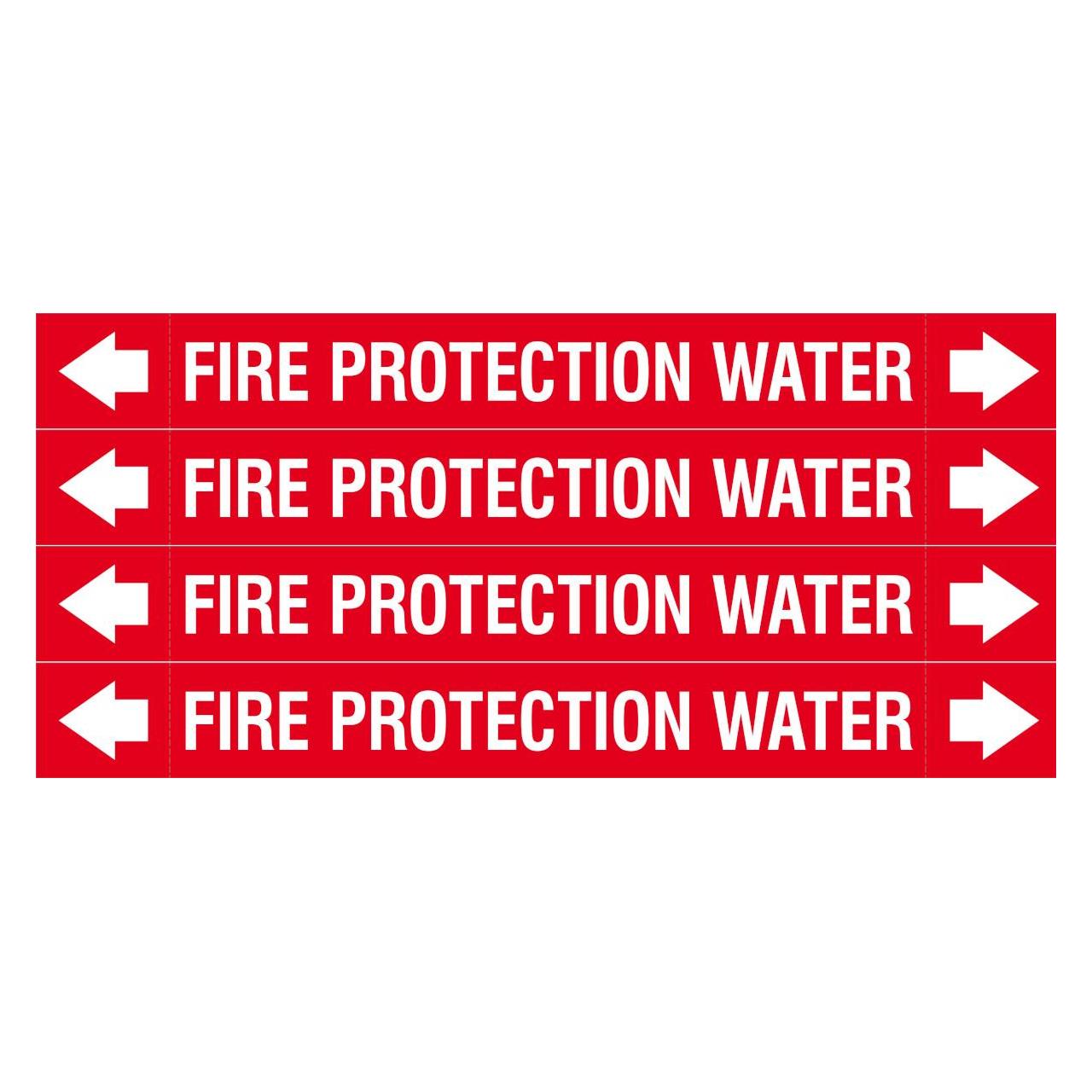 Brady ASME - Rohrmarkierer - Fire Protection Water (312769)