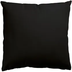 KISSENBEZUG Tiefschwarz 50/50 cm