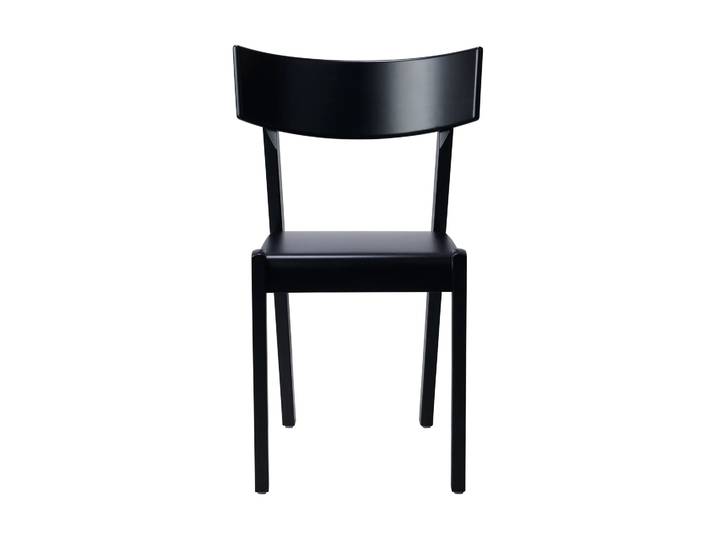 Gärsnäs Chaise Tati Siège plaqué hêtre - teinté noir