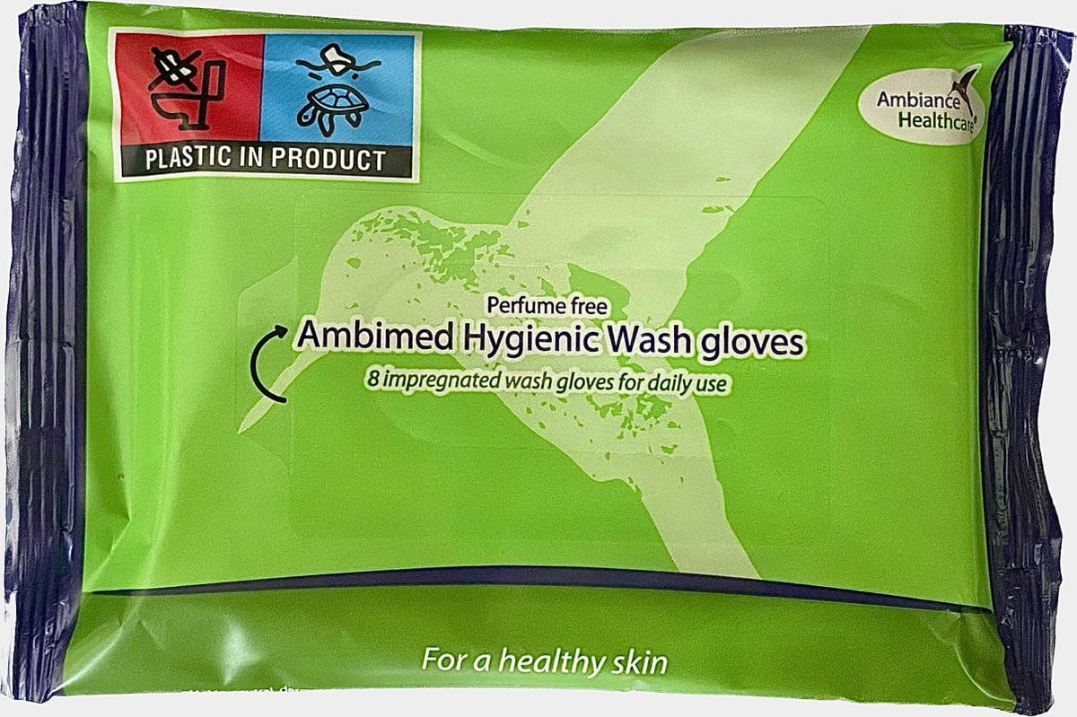 Ambimed Ongeparfumeerde Vochtige Wegwerp Washandjes - 80 stuks