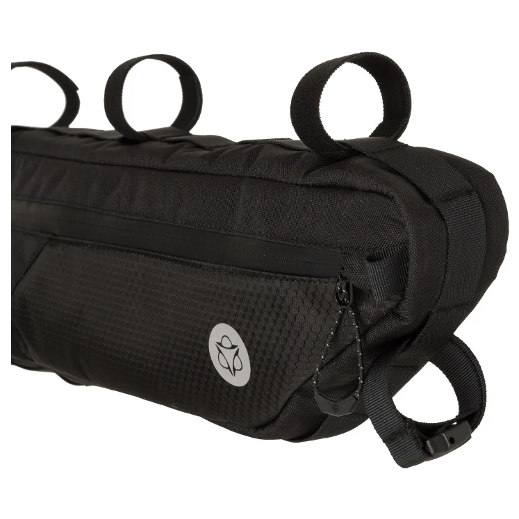 AGU Borsa orizzontale al telaio bikepacking  VENTURE 3 litri nero SMALL