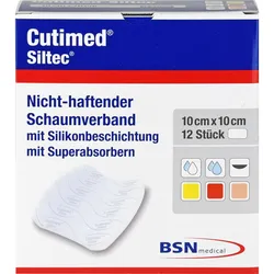 Cutimed 10x10 Siltec 12 ST