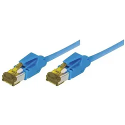 EXC Patch RJ45 S/FTP CAT 7 LSOH Snagless Blue 30 networking cable 30 m Cat7 S/FTP (S-STP) (CAT7, 30 m), Netzwerkkabel