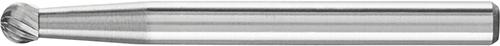 PFERD Hartmetall-Kleinfrässtift mit 3-mm-Schaft, Kugelform KUD, Zahnung 5