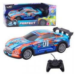 Lean Toys Ferngesteuertes Rennauto Leuchtendes Gehäuse Orange Und Türkis (65614553)