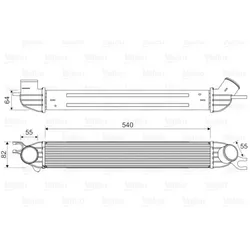 Ladeluftkühler VALEO 818580 für Mini Roadster Countryman