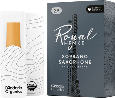 DAddario Woodwinds Royal Hemke Organic SOP 2.5
