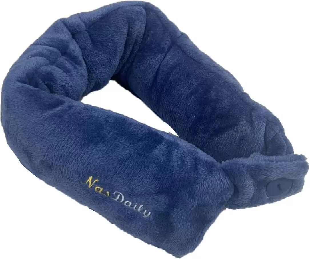 INF Oreiller de Nuque de Voyage en Flanelle en Forme de U - Confortable & Portable Bleu marine