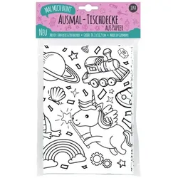 Mal mich bunt - Ausmal Tischdecke Fantasie & Entdecker