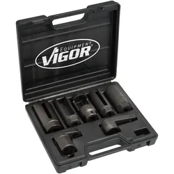 VIGOR Lambdasonden Satz, V5676, Vierkant10 mm (3/8 Zoll), Vierkant12,5 mm (1/2 Zoll), Außen-Doppel-S