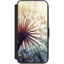 Nivocase Klapphülle für Samsung Galaxy A16 5G Handyhülle aus Kunst Leder NIVOflip schwarz Blumen Fotografie (Samsung Galaxy A16 5G), Smartphone Hülle, Schwarz