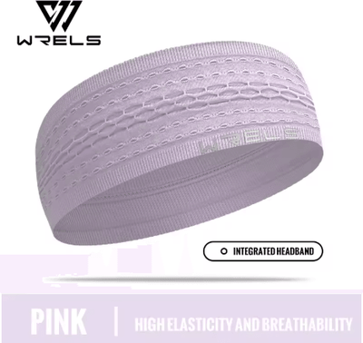 Inspire Picks Unisex Non Slip Sports Headband Moisture Wicking Workout Sweatband For Running Cycling And Yoga light Pink