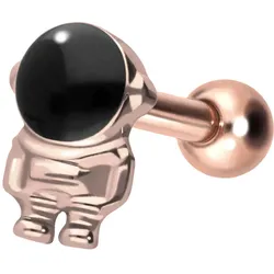 Titan Ohrpiercing mit Innengewinde ASTRONAUT