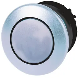 Eaton 173704 Pilzdrucktaste, RMQ-Titan, Pilz, tastend, Pilz weiß, Tastenplatte weiß/unbeschriftet, Frontring Titan M22-DPL-W  - 5 Stück