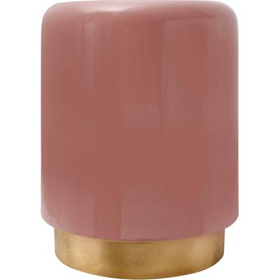 Beistelltisch KAYOOM "Art Deco 375, Abstelltisch aus Metall,funktional und stabil", rosa (rosa, gold, rosa), B:35cm H:44,5cm T:35cm, 100% Eisen, Tische, Beistelltisch, Dekorativ, glanzvolle Lackierung, stilvolles Design