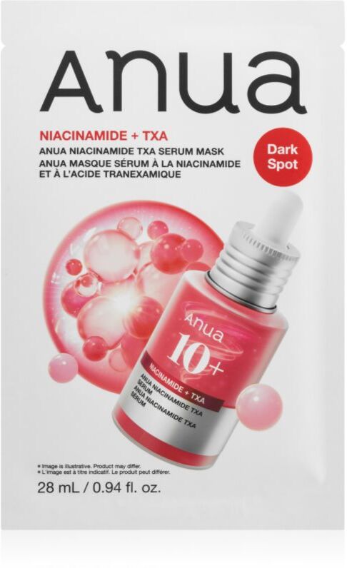 Anua Niacinamide TXA Serum Mask brightening sheet mask for pigment spot correction 28 ml
