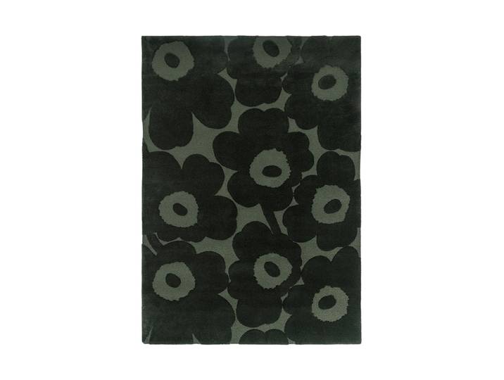 Handgetufteter Designer Teppich „Unikko Green“ aus 100% Wolle, verschiedene Grössen MARIMEKKO