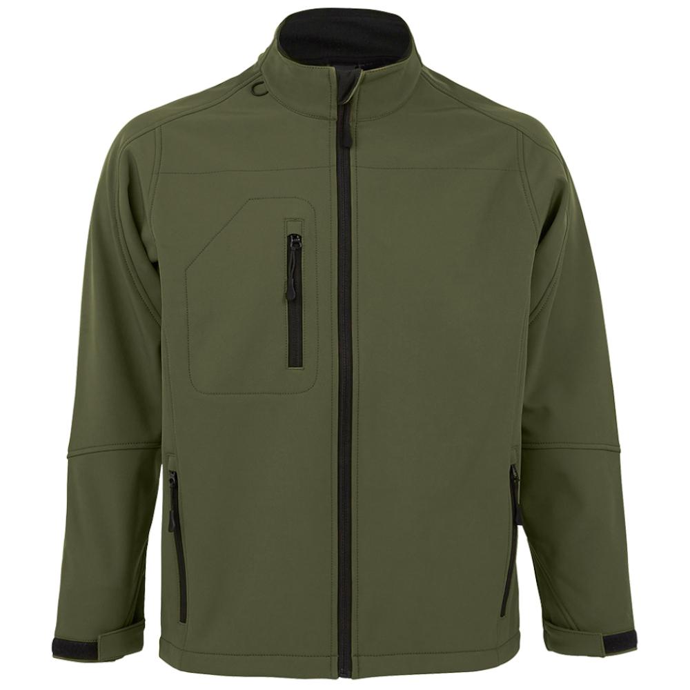 SOLS Mens Relax Soft Shell Jacket (atmungsaktiv, winddicht und wasserabweisend) (Dunkelgrün)