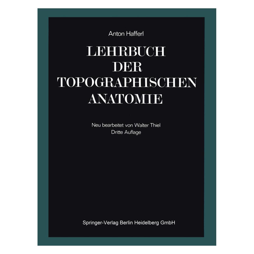 Springer Lehrbuch der topographischen Anatomie (Deutsch, Softcover, Anton Hafferl) (7104604)