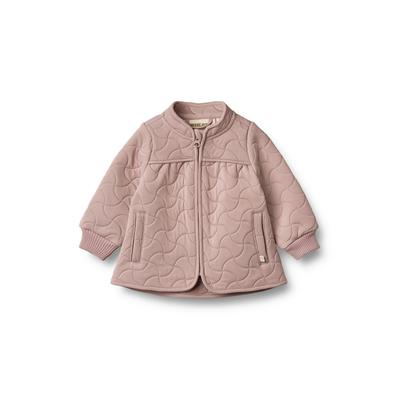 Langmantel WHEAT "WHEAT Thermo Jacket Thilde", Mädchen, Gr. 80, rosa (warm rose), 100% Polyester (Recycelt), Mäntel