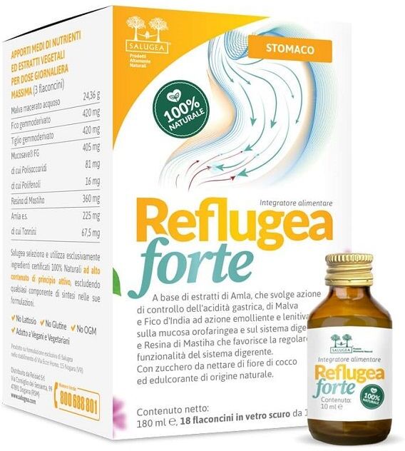 SALUGEA (RELOAD Srl) Salugea, Reflugea Forte, 18 Flaconcini