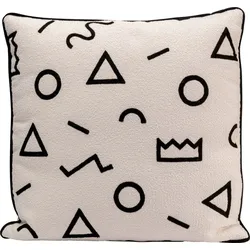 KARE DESIGN Kissen Geometric 45 x cm Polyester Beige