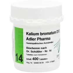 Biochemie Adler 14 Kalium bromatum D 12 400 St