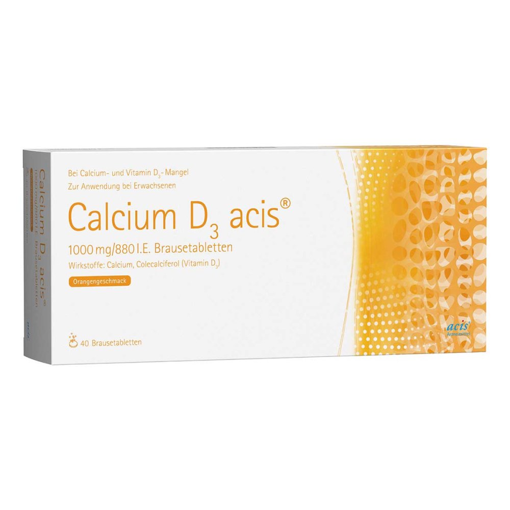 MIBE GmbH Arzneimittel Calcium D3 acis 1000mg/880 internationale Einheiten 02842714