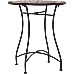 vidaXL Mosaik-Bistrotisch Braun 60 cm Keramik
