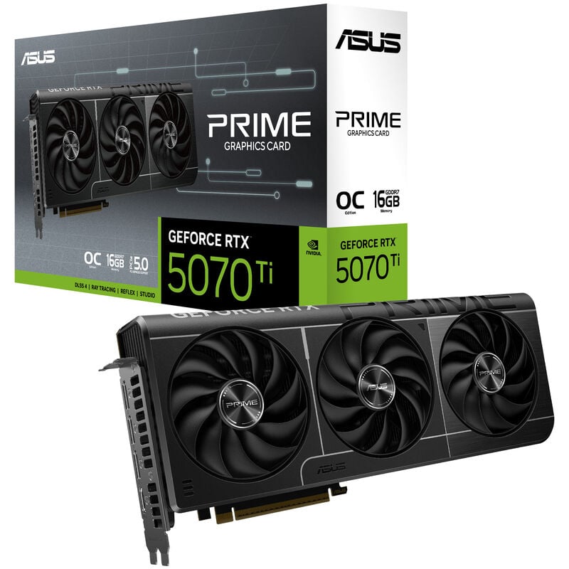ASUS Prime GeForce RTX 5070 Ti OC Edition, 16384 MB GDDR7