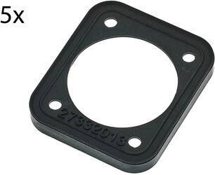 Neutrik SCDP-FX-0 5x Schwarz